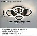 Modern Nordic LED Ceiling Lamp, Dining Room & Living Room Fixture by Axyaa