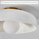 Axyaa Modern Resin Ceiling Chandelier, LED Bedroom Lighting Fixture for Corridor, Balcony, Cloakroom, and Porch