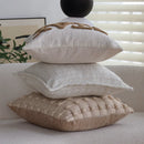 Axyaa Nordic Style Cushion Cover - Soft Square Pillowcase for Living Room Sofa