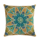 Axyaa Geometric Mandala Cushion Cover Symmetrical Decorative Pillowcase