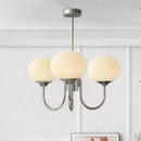 Axyaa Nordic Glass Chandelier for Living Room Dining Room Interior, Minimalist and Romantic Lighting