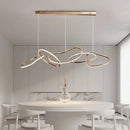 Axyaa Light Luxury Lamp Modern Stainless Steel Bar Island Restaurant Décor