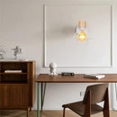 Axyaa Modern Wood LED Wall Sconce for Indoor Reading Lights