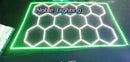 Axyaa Hexagonal Light: Custom Honeycomb LED for Auto Detailing & Car Workshop