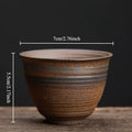 Axyaa Ceramic Kung Fu Tea Cup Handmade Retro Office and Home Main Cup