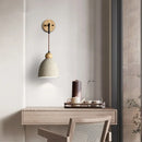 Axyaa Modern Cement LED Wall Lights with Pull Chain Switch