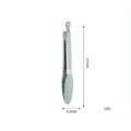 Axyaa Stainless Steel Food Clip with Silicone Non-slip Handle
