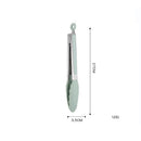 Axyaa Stainless Steel Food Clip with Silicone Non-slip Handle