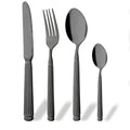 Axyaa Stainless Steel Gold Cutlery Set - 4Pcs Knife Fork Spoons Dinnerware Kitchen Flatware