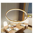 Axyaa Nordic Minimalist LED Pendant Light, Adjustable Intensity Circular Design