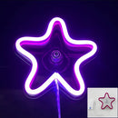 Axyaa Star Neon Car Window Lights: Glow Atmosphere & Party Supplies