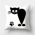 Cute Cat Cushion Cover 45x45cm - Axyaa Home Decor Pillowcases