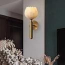 Axyaa Modern Chinese Style Bedside Marble Wall Lamp for Luxury Living Room Lighting
