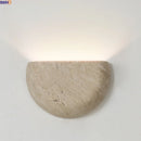 Axyaa Luxury Yellow Stone LED Wall Lamps: Modern Nordic Indoor Decor