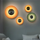 Axyaa UFO Wall Lamp: Modern Circular Designer Lighting for Bedroom and Living Room