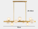 Axyaa Modern Chandelier Pendant Light for Dining Room and Indoor Lighting