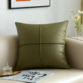 Axyaa Light Simulation Leather Thickened Throw Pillow