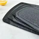 Axyaa Marble Pattern Cutting Board Set - Anti-Slip, Hangable, Eco-Friendly