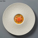 Axya Ceramics Dinner Plate Round Specialty Tableware Steak Soup Pasta Dish