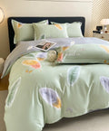Axyaa Cotton Twill 4-Piece Set with Hot Print