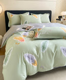 Axyaa Cotton Twill 4-Piece Set with Hot Print