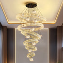 Axyaa Crystal Chandelier Pendant Light for Luxury Living Room & Bedroom	divine lighting for home