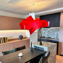 Axyaa Big Bang LED Pendant Lights Red White Postmodern Art Decor D65cm