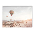 Pink Flower Palm Balloon Canvas Painting Nordic Posters for Modern Living Room Decor by Axyaa