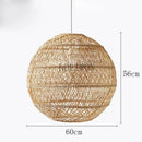 Axyaa Rattan Bird Nest Pendant Light for Bedroom Living Room Decor