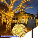 Axyaa Solar String Lights - Outdoor Fairy Lights, Waterproof, Copper Wire, 20/50/100LED