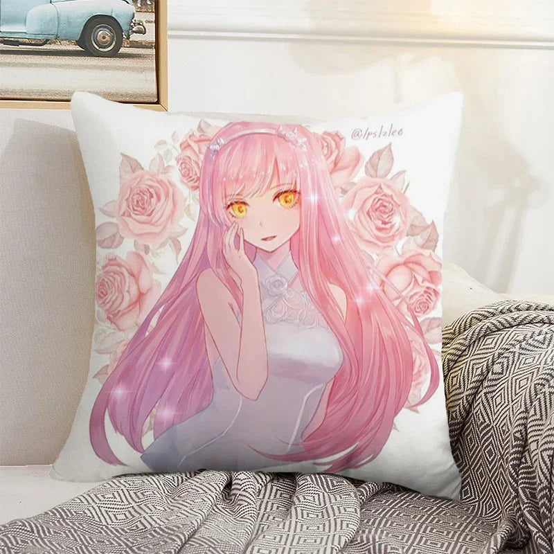 Axyaa Blue Archive Modern Women's Pillowcase 45x45 Decorative Cushion Cover