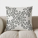 Axyaa Geometric Monochrome Throw Pillow Cover