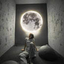 Axyaa Modern Moon Earth Wall Lamp for Living Room & Bedroom Decor