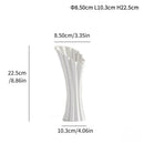 Axyaa Modern Striped Ceramic Vase: High-end Home Decoration Ornament