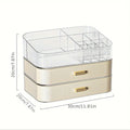 Axyaa Acrylic Makeup Drawer Organizer Stackable Skincare Beauty Storage Display Box