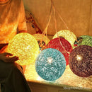 Axyaa Rattan Art Pendant Lights: Modern Hang Lamp for Home, Living Room Kitchen, Bar.