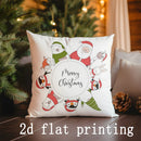Axyaa Christmas Cartoon Pillow Covers - Cute and Festive Home Decor