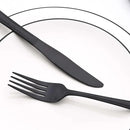 Axyaa Stainless Steel Cutlery Set - Knife Fork Spoon Tableware Flatware for Home & Restaurant