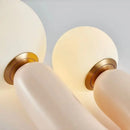 Nordic Glass Desk Lamp Axyaa LED Table Light Original Design Bedroom Study Resin Body