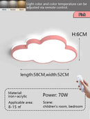 Axyaa Cloud Light: Modern Nordic Minimalist Ceiling Light for Kids & Bedrooms