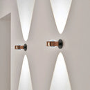 Axyaa Nordic LED Wall Lamp for Bedside Hallway Living Room - Round Design