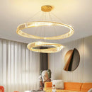 Axyaa Postmodern Crystal Chandelier for Luxurious Living Spaces