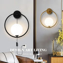 Axyaa Indoor LED Wall Lamps Black Gold Nordic G9 Light Bulb Fixtures Corridor Lighting