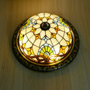 Axya Vintage Tiffany Style Ceiling Lamp
