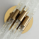 Axyaa Gold Metal Glass Wall Sconce E14 Bulb Modern Bedroom Dining Room Lamp