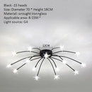 Axyaa Nordic Glass Starry Sky Ceiling Light - Modern Home Art Lighting