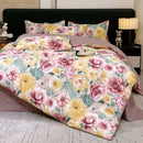 Axyaa Cotton Flower 4-Piece Bedding Set - Thickened & Large Printing