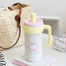 Axyaa 1000ML Stainless Steel Insulated Tumbler with Handle and Straw