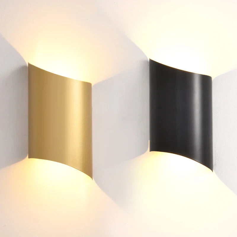 Axyaa Modern Nordic LED Wall Lamp for Bedroom, Living Room, and Stairs Indoor Lighting