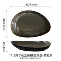 Axyaa Ceramic Sushi Dim Sum Plate Set